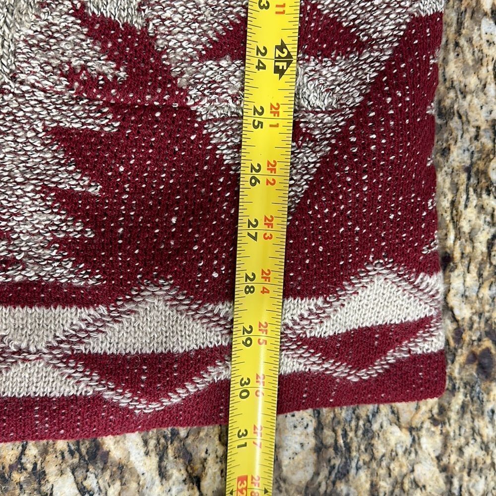 ❤️Last Chance Lucky Brand Cotton Blend Aztec Print Open Front Cardigan Size XS - Picture 11 of 11